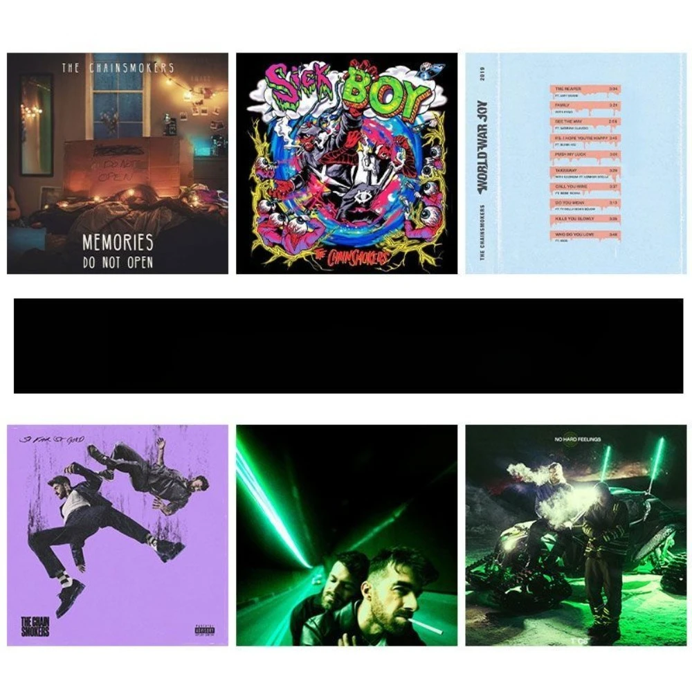 

The Chainsmokers Complete Studio Albums Collection 6CD Only – Electronic Pop & Dance Hits for Fans & Music Collectors