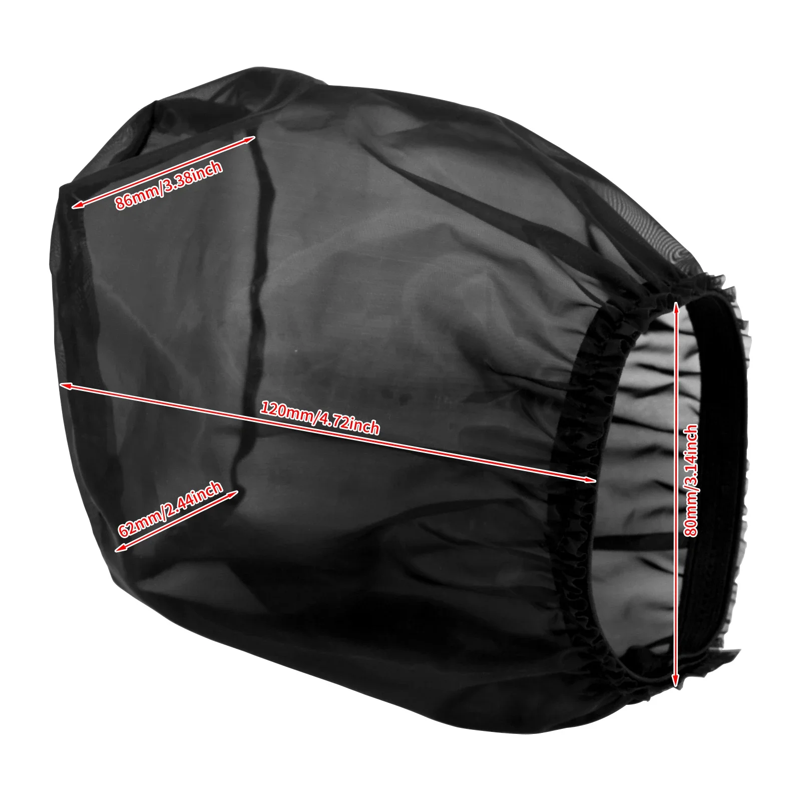 Motorcycle Black Air Filter Cleaner Rain Sock Waterproof Protective Cover For Harley Sportster XL 1200 883 Touring Softail Dyna
