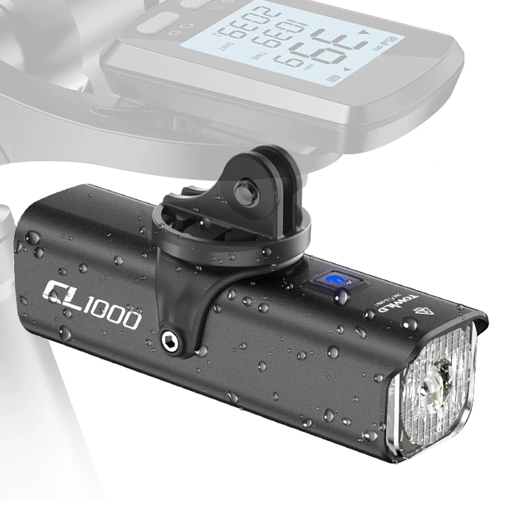 

TOWILD CL1000 передний фонарь для велосипеда IPX6 водонепроницаемый перезаряжаемый велосипедный фонарь 1000LM велосипедная фара светодиодный фонарик MTB велосипедная лампа
