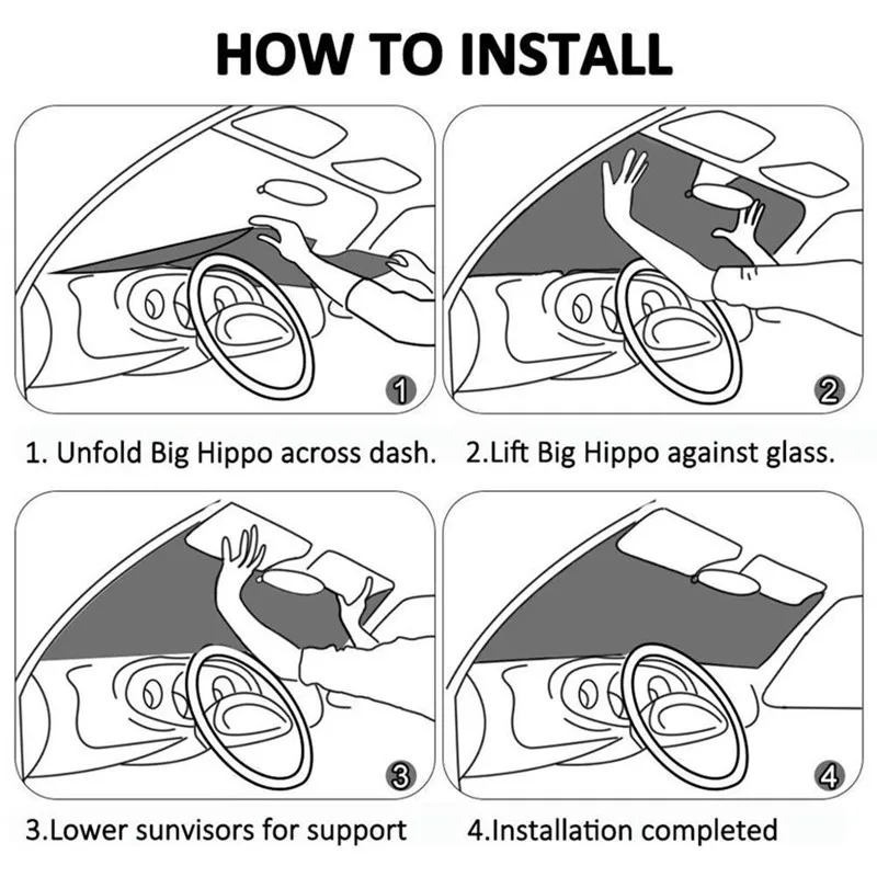 Skeleton Horror Skull Windshield Sunshade Car Window Windscreen Canopy Sun Shade Auto Sun Visor Car-covers Car Solar Protection