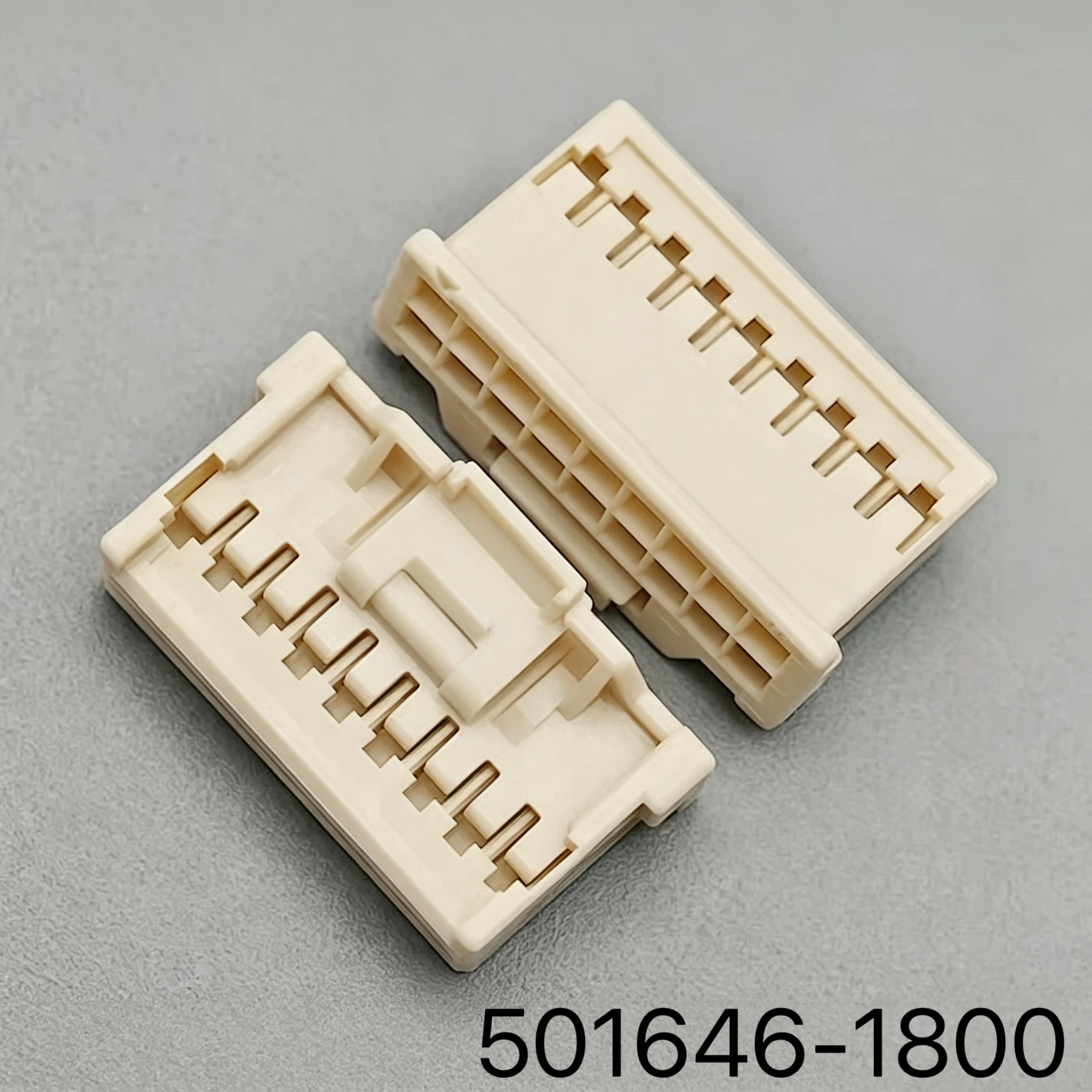 5016461800 501646-1800 Molex Pitch 2.00mm 18P 2 rows of Beige wire-to-wire connectors
