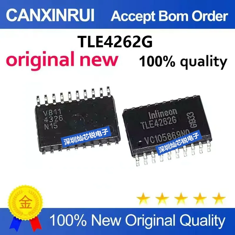 (5-100pieces)Brand new original TLE4262 TLE4262G SMD SOP20 automotive ECU vulnerable integrated chip