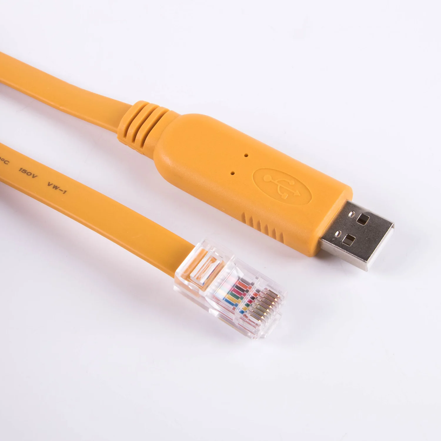 USB إلى RJ45 وحدة كابل RS232 مهايئ مسلسل ل راوتر RJ 45 8P8C تحويل USB كابلات التحكم 1.5M 3M 5M الأصفر