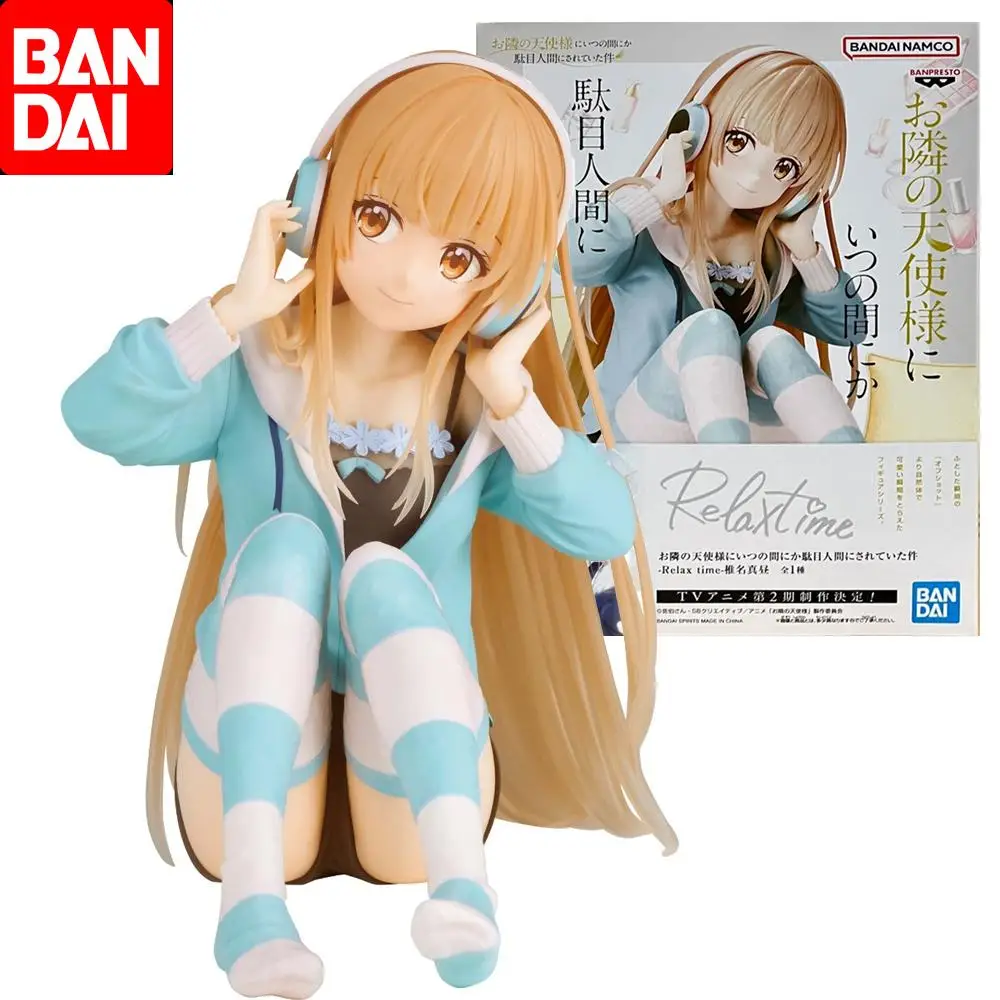 

Bandai Original Relax time shiina mahiru Anime Action Figure Toys For Boys Girls Kids Children Birthday Gifts Collectible Model