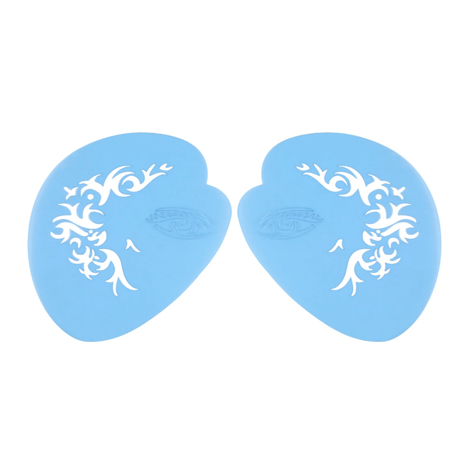 7 stili/set Stencil riutilizzabile per pittura per il viso Modello per pittura per il corpo Fiore Farfalla Design facciale Stencil per pittura per il viso