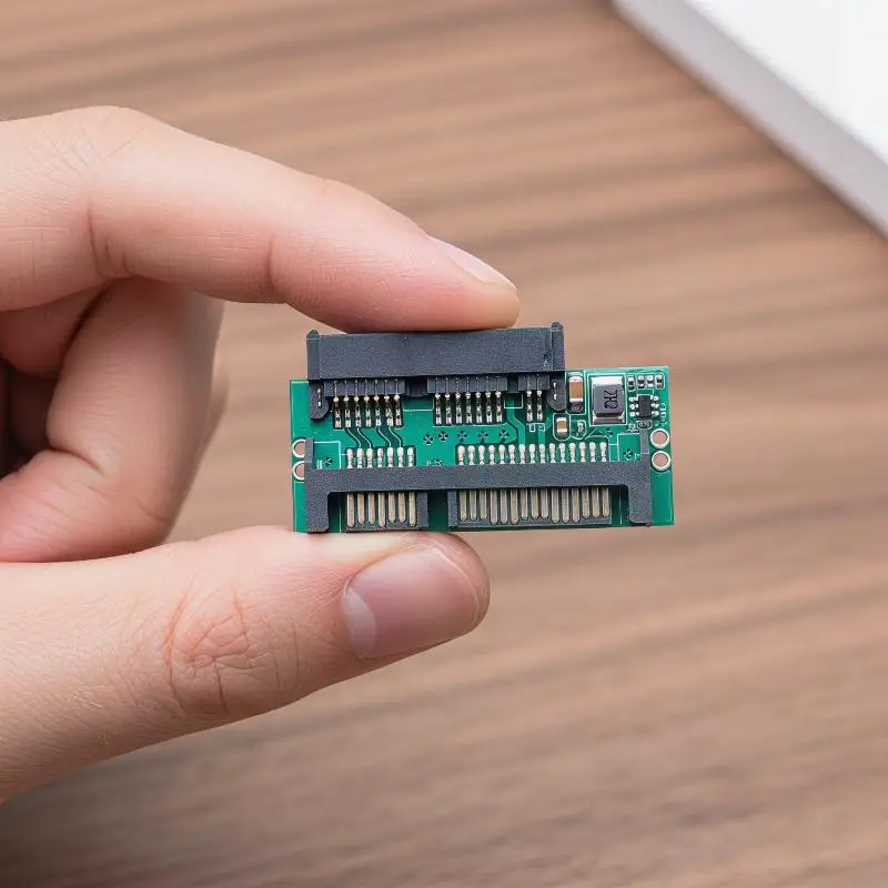 1.8 Inch Micro SATA To 2.5 Inch SATA Adapter Card 3.3V 22PIN Converter For Laptop SSD Adapter Computer Adapters
