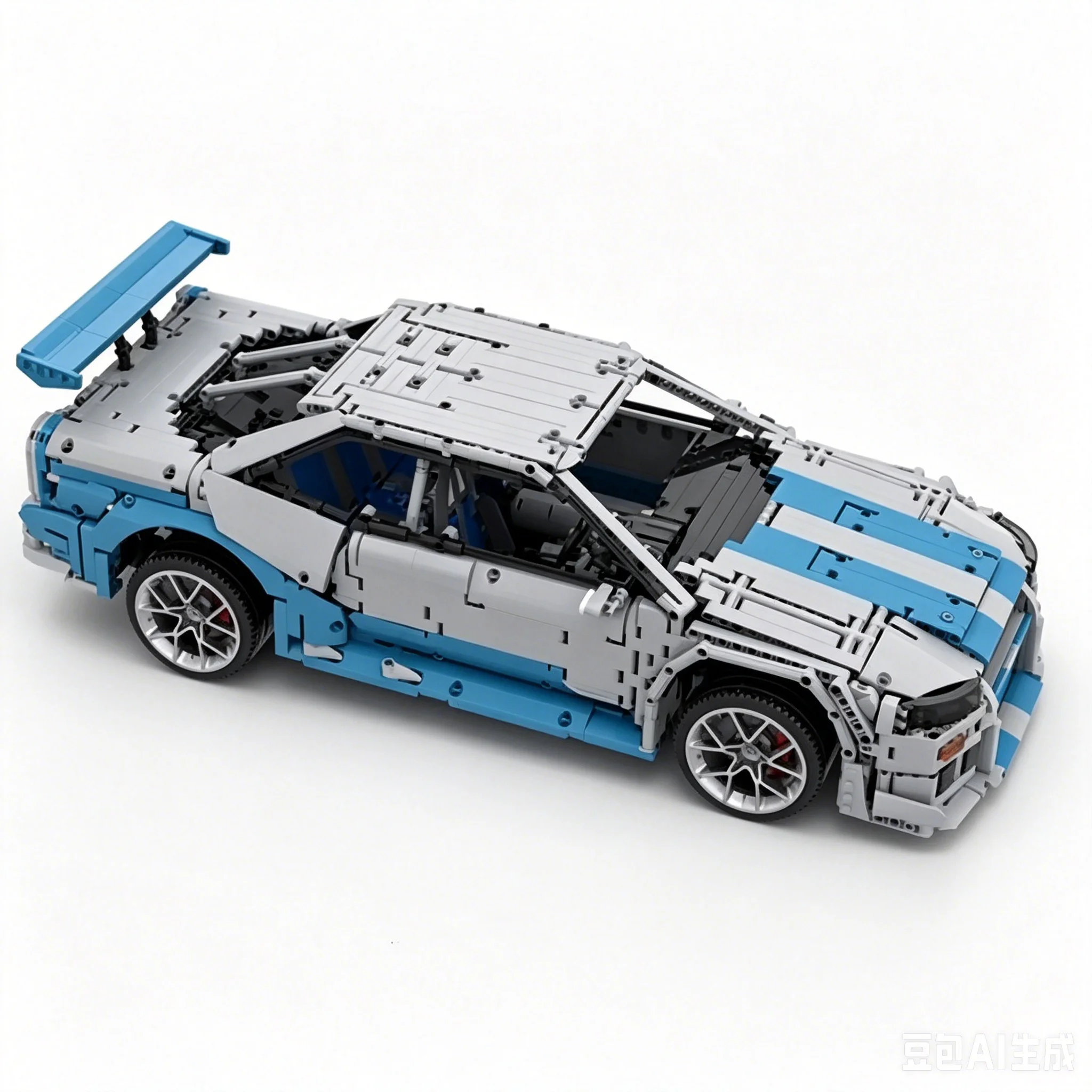 Moc Sy002 1:8 Scale Skyline GT - đánh giá và giá Moc Supercar Building Blocks 1/8 Scale