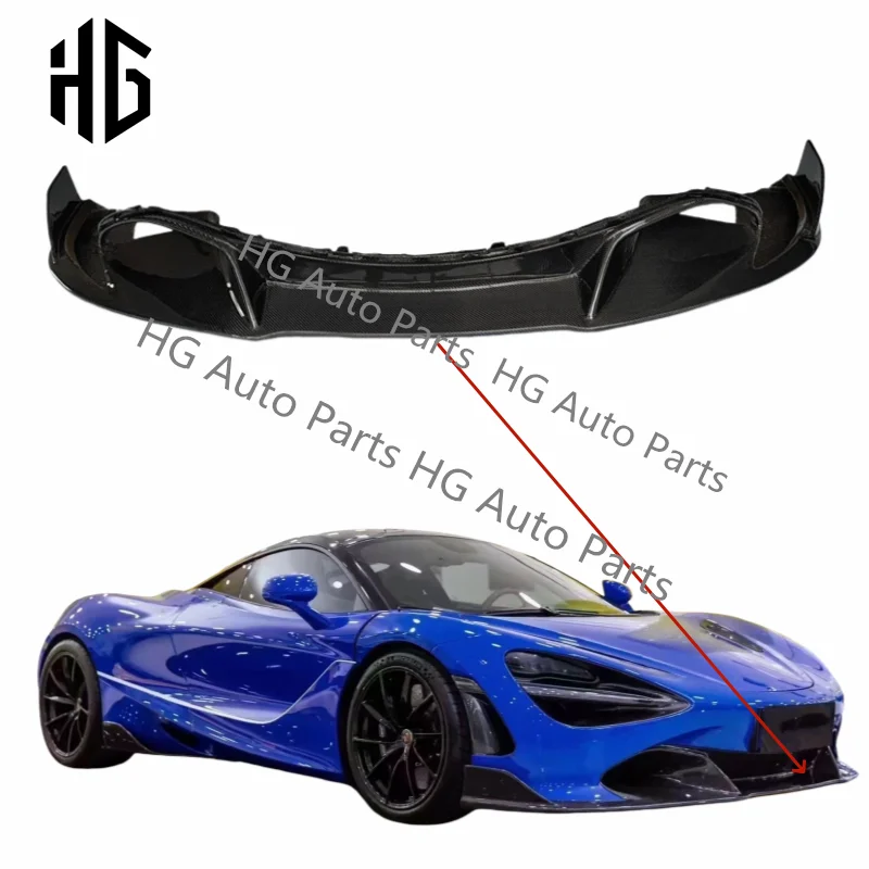 Best Price Vors Style Front Bumper Spiltter Lip Body Kit For Mclaren 720S Coupe Upgrade To V Style Car Bumper Lips