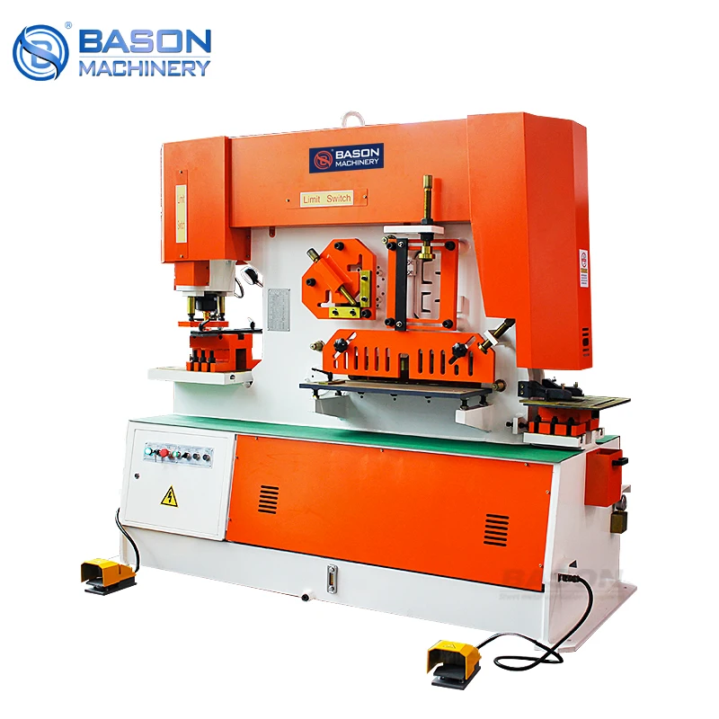 BSMT CNC Hydraulic Multi-functional Combined Punching Shearing Machine D35Y-25 7500W 25mm Sheet Thickness Complete Models