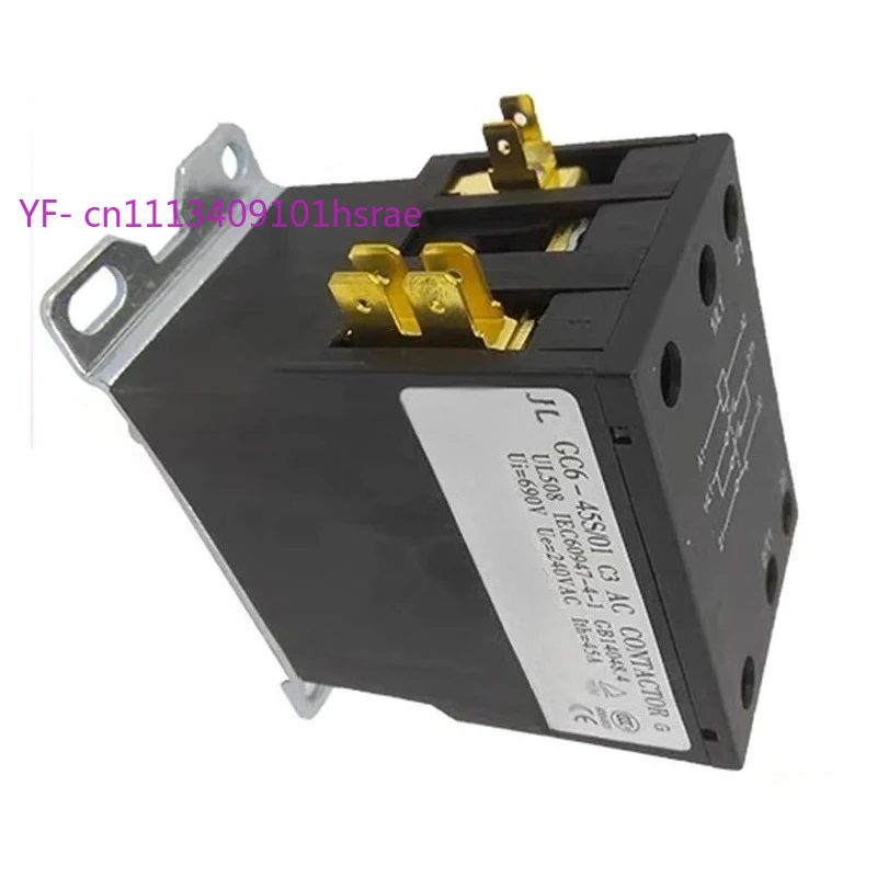 

Single Phase 220V 45A 1 Pole 1NO AC Contactor GC6-45S/01 C3 Dedicated for Air Conditioner Compressor