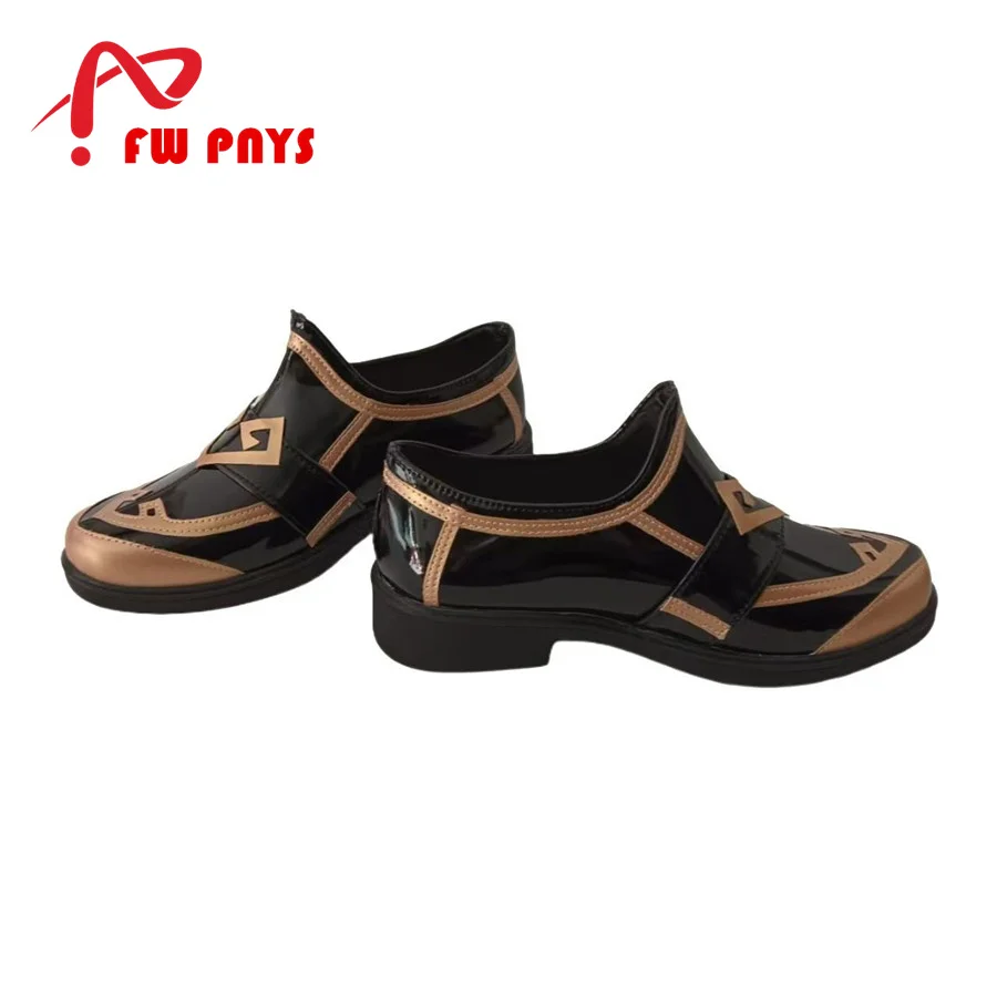 Zapatos de Anime negros Unisex para hombres y niños, suministros personalizados para fiesta de Carnaval, Cosplay de Halloween