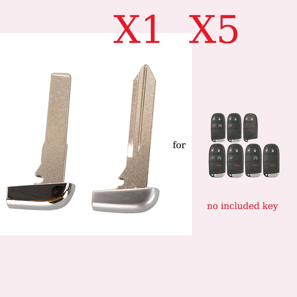 

Запасной ключ-лезвие Jingyuqin X1 X5 для Chrysler 300C, Jeep Journey, Grand Cherokee, Fiat, дистанционный ключ SIP22