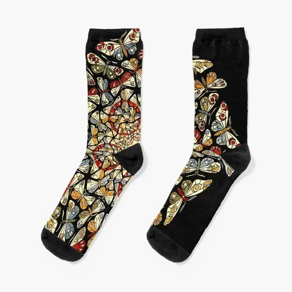 

M.C. Escher - Circle Limit with Butterflies Socks Toe sports New year's designer brand funny sock Woman Socks Men's