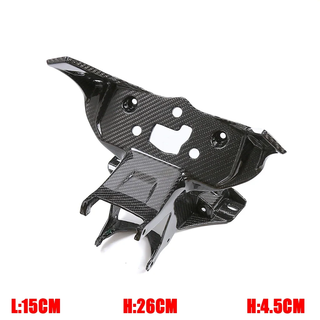 For BMW S1000RR M1000RR 2019 2020 2021 2022 100% Pure Carbon Fiber Motorcycle Dashboard Bracket Front Holder Fairing Kits