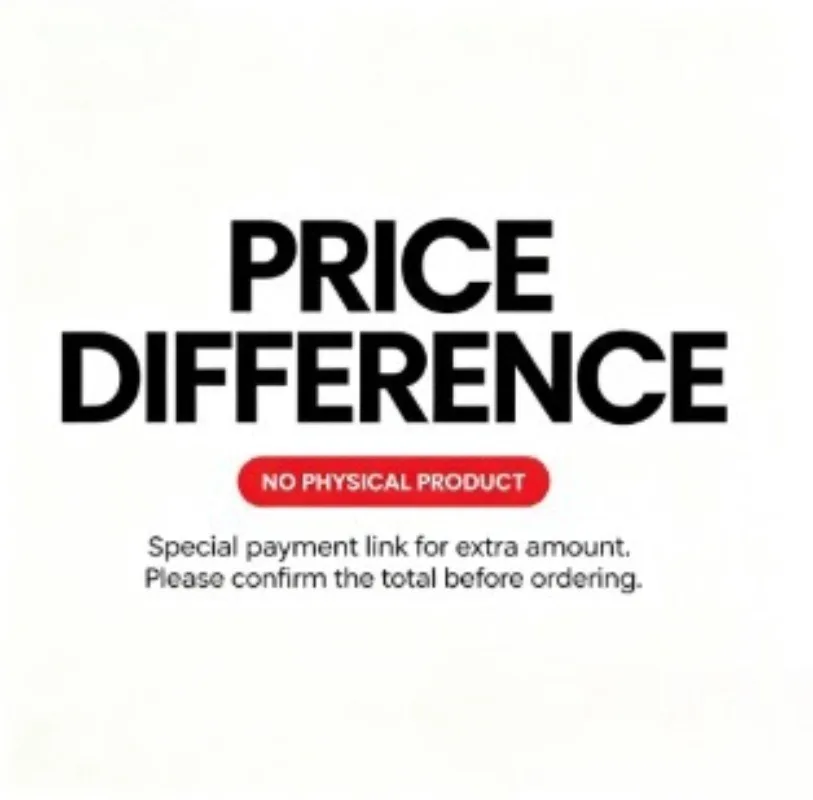 This item is for additional payment/price difference and no physical goods will be shipped.