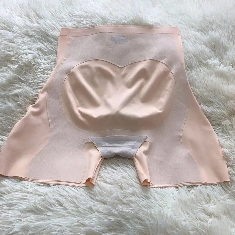 Men's Boxer Shorts Butt Lift High Waist Shape Men's Panties Sexy Male Plus Size Thin Underpants Bottoms Gay Fetish Underwear