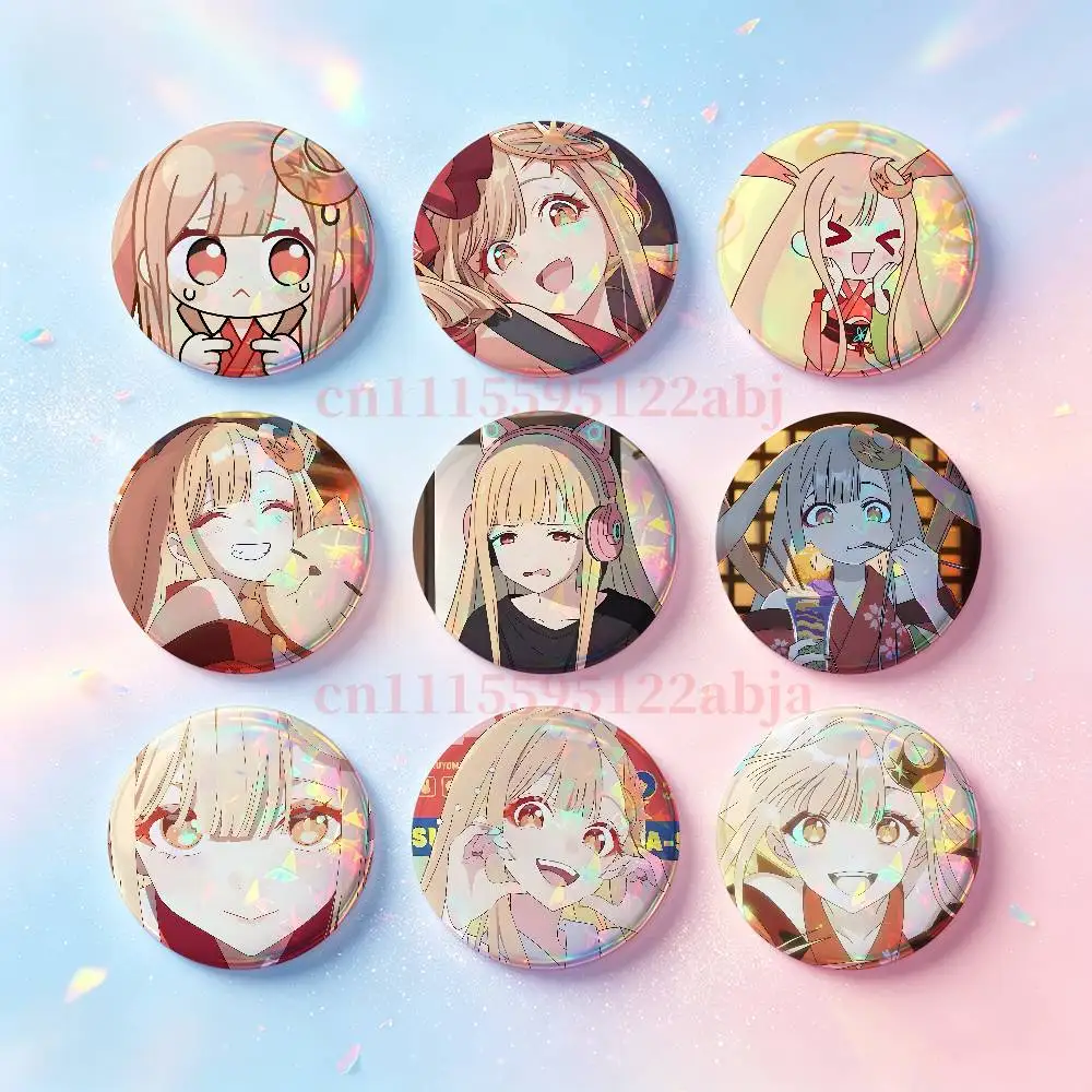 K-Kaguya C-Cosmic Princess Kaguya Badges Round Nijigen Otaku Culture IP peripheral products 58mm 44mm 32mm 75mm 25mm Mini