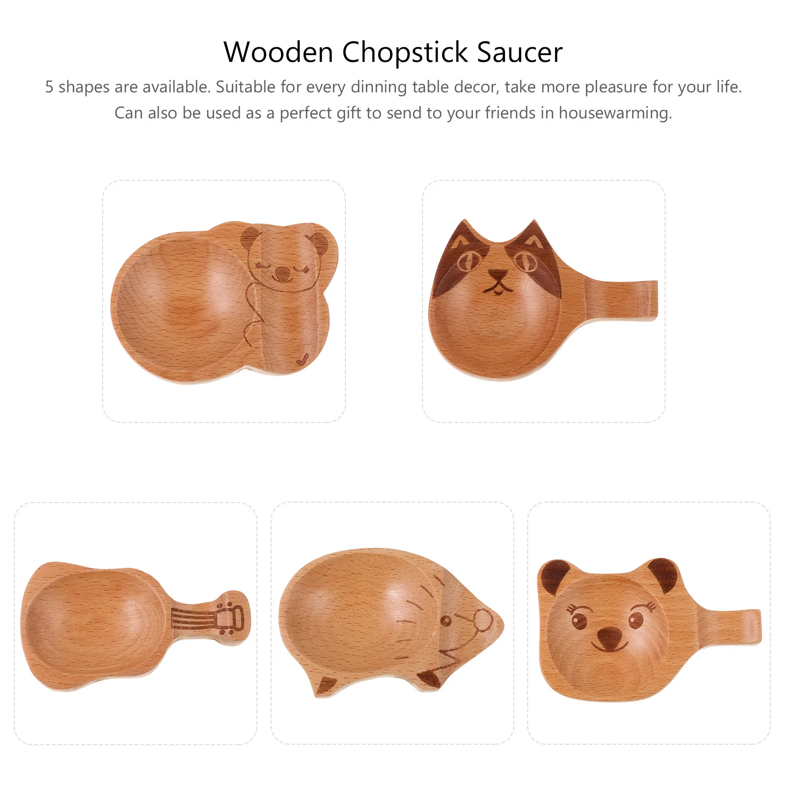 

2Pcs Premium Material Chopstick Rest Holder Sauce Dish Plate Home Party Wedding Celebration Elegant Design Bright Color