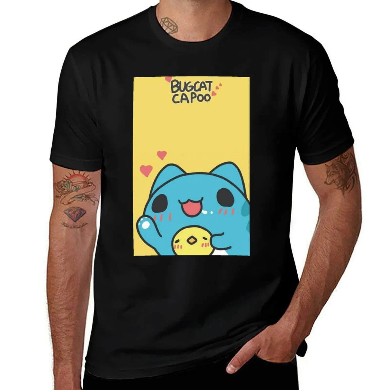

T-Shirt cotton capoo shirts man man Bugcat luxury cat shirt cute high shirt quality funny luxury brand T-Shirt t pack t t