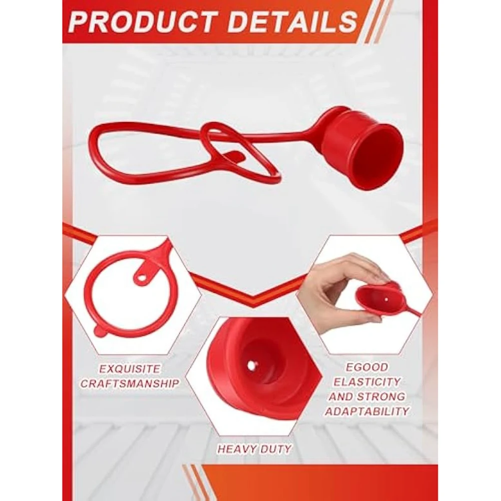 

A84E-4Sets 1/2Inches Hydraulic Coupler Dust Cap & Plug Covers Heavy Duty Hydraulic Dust Caps For Hydraulic Couplings
