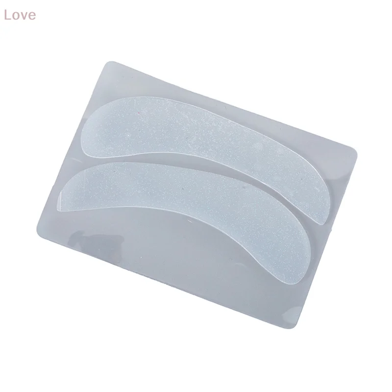 [L & P] 1 par de almohadillas de silicona para extensión de pestañas debajo de los ojos, herramientas para permanente de elevación de pestañas injertadas, parche ocular reutilizable para injerto de pestañas