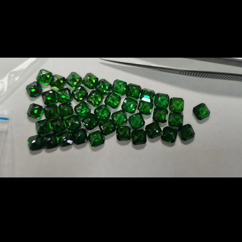 Natürlich abgebaut 9,0mm 5,50 ct Smaragd Sri Lanka vvs lose Edelsteine – Detail 4