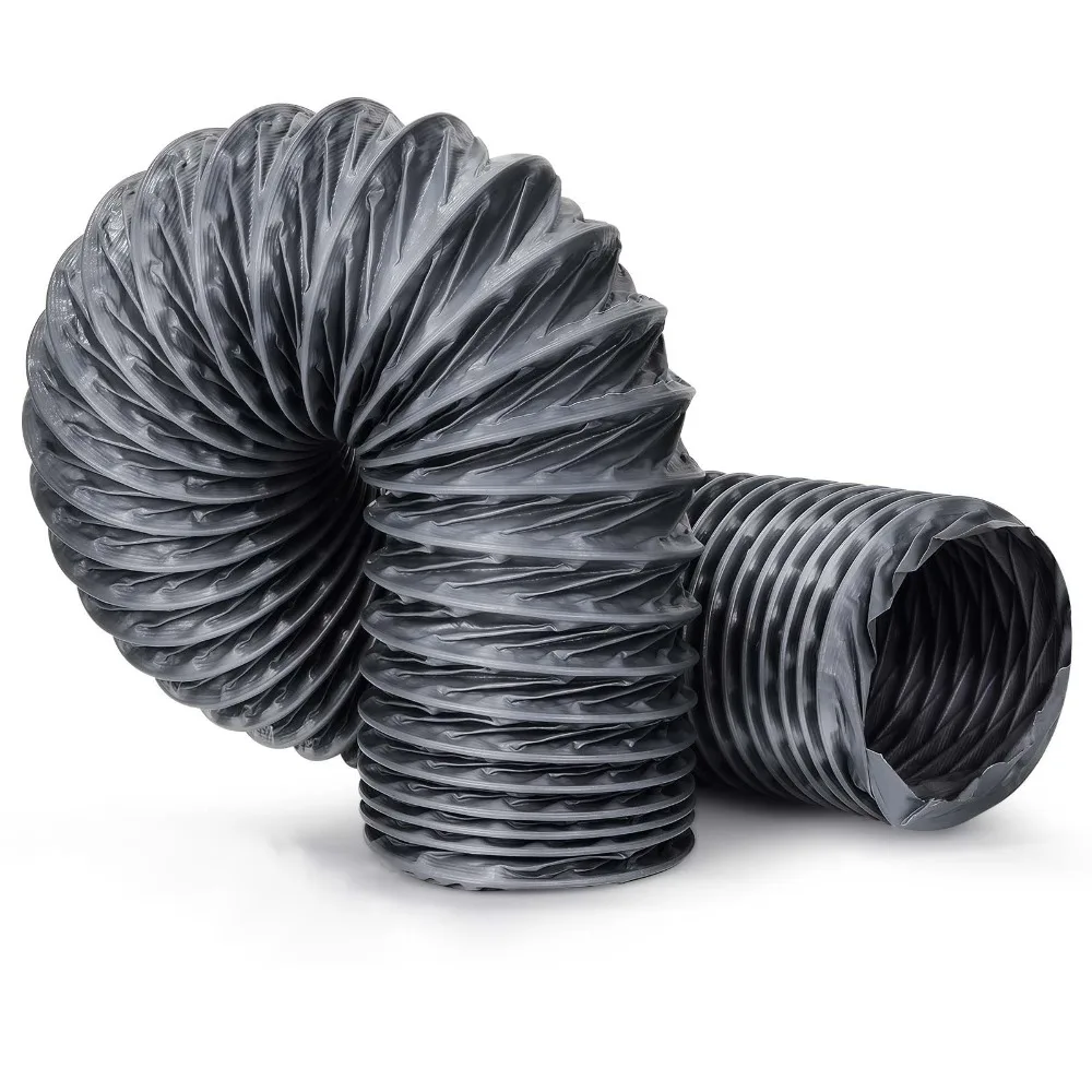 Nylon Diesel Heater Hose Heavy-Duty Insulated Venting Hose Wear-Resistant Fire-Resistant Air Ducting RV Camping Truck Tent