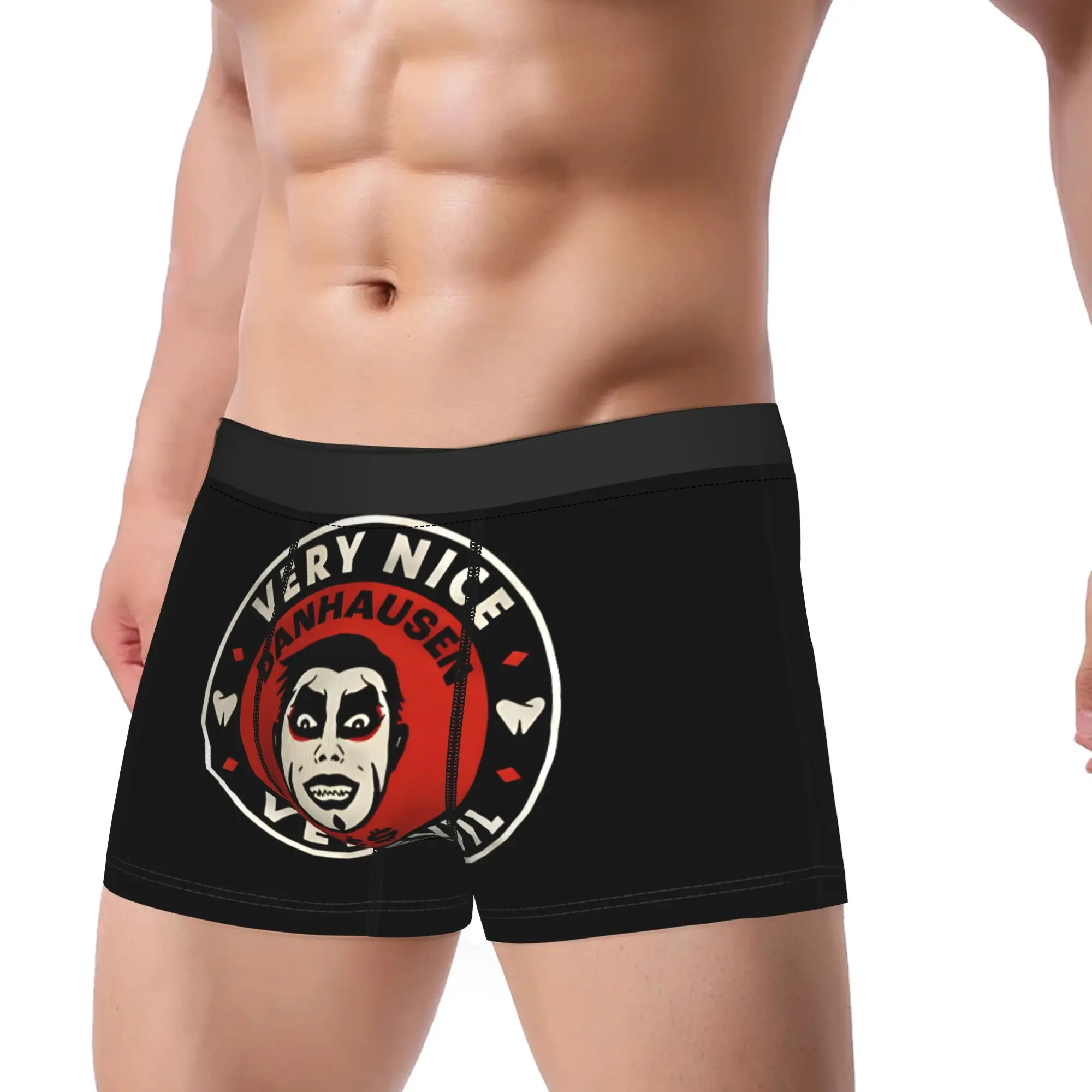 

Men Danhausen Very Evil Underwear Printed Boxer Briefs Shorts Panties Homme Breathable Underpants M-XXL
