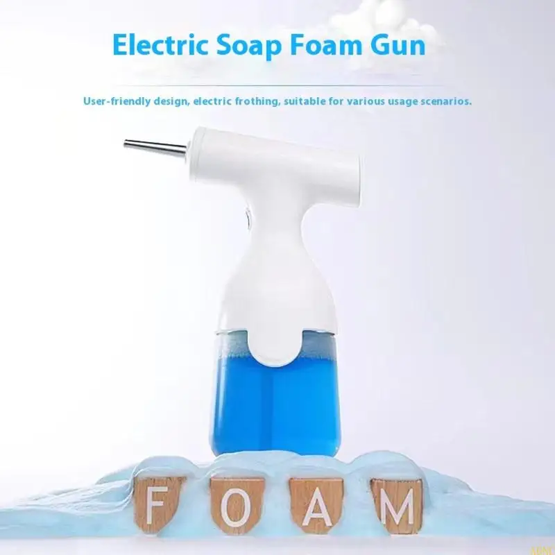 A0NC 1200mAh Dispenser โฟมของเหลวไฟฟ้าอัตโนมัติแชมพูโฟมแบบต่อเนื่องน้ำยาล้างหน้าห้องน้ำฟองน้ำ