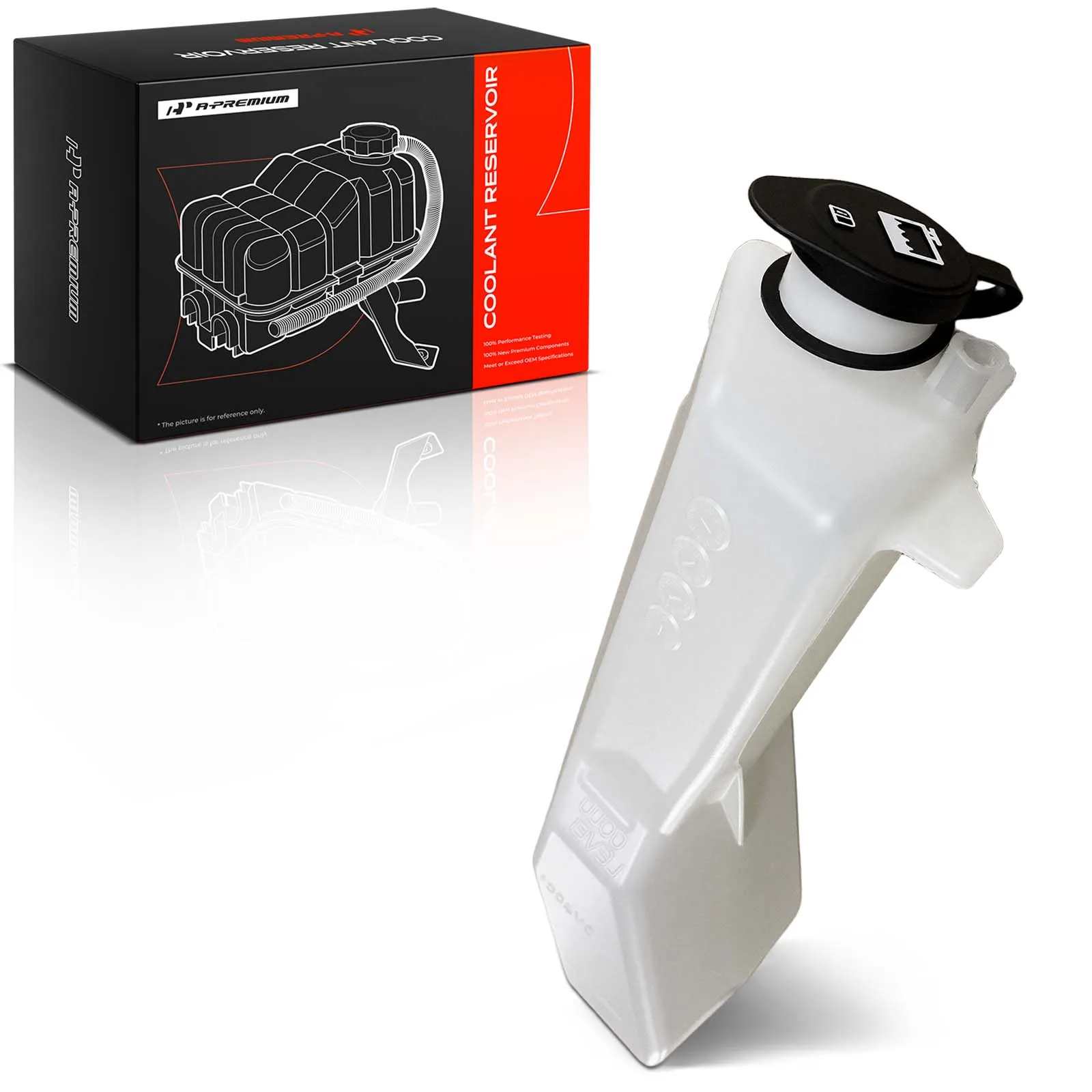 A-Premium Radiator Coolant Reservoir with Cap for GMC Safari 1985-1994 Chevrolet Astro 1985-1994