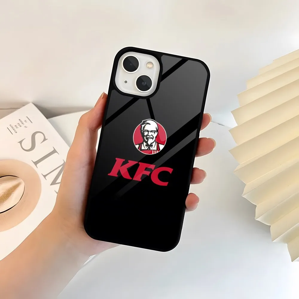 K-KFC Fried Chicken Food Phone Case PC+TPU For Iphone Apple 12 Pro Max 1115 13 14 Mini 6S 8 7 Plus X Xs XR Luxury Back Cover