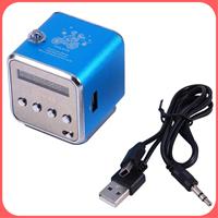 X12A-TD-V26 Digital Mini FM Radio Speaker Receiver With LCD Stereo Loudspeaker Support Micro-TF Card Mp3 Music Player