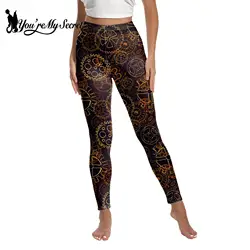 You're My Secret-Leggings elásticos para mujer, pantalones con estampado 3D, estilo gótico, Steampunk, Vintage, mecánico, Fitness