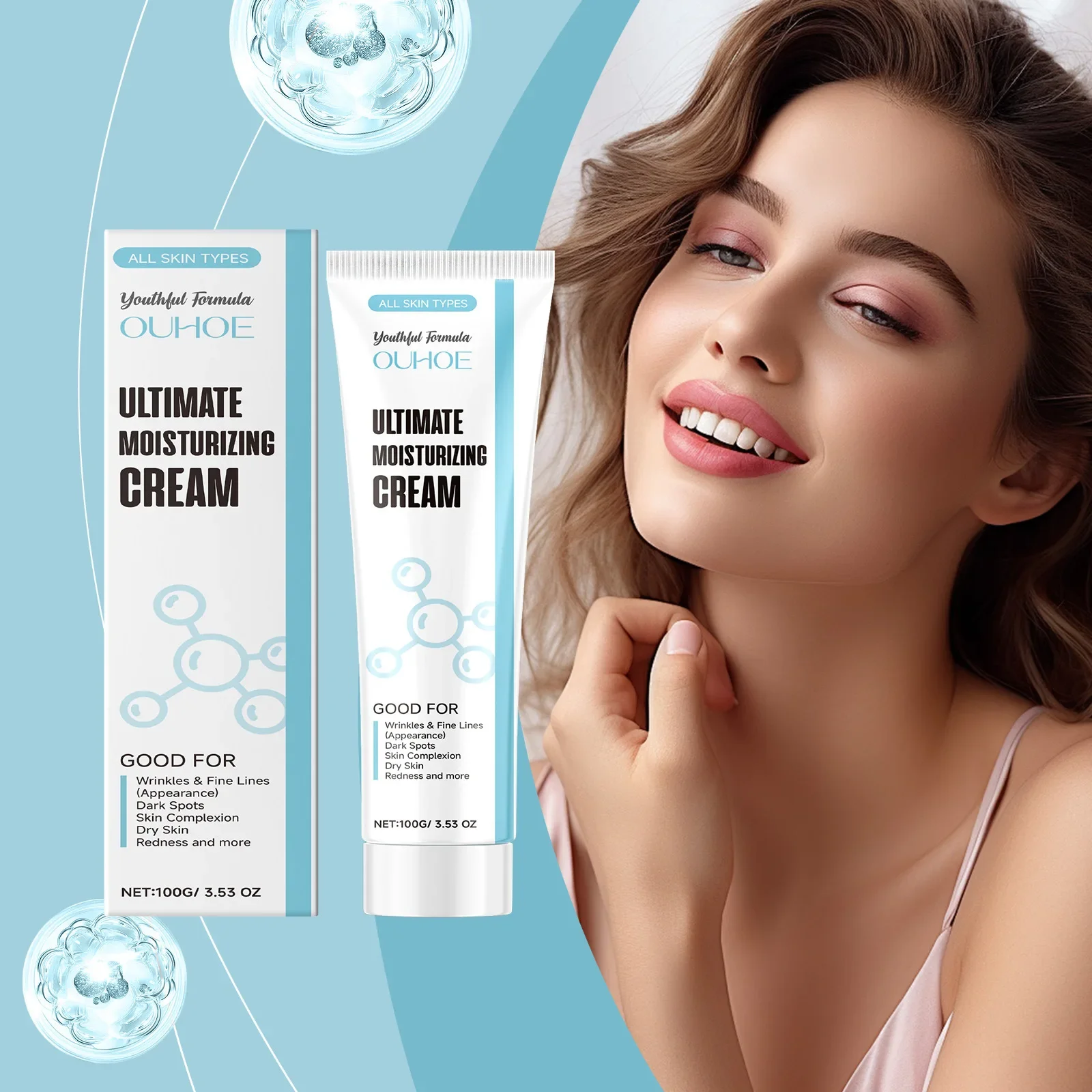 

Moisturizing Cream Rejuvenating and Hydrating Skin Reducing Fine Lines Improving Elasticity and Firming Skin Anti-aging