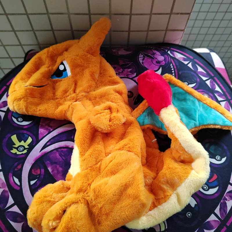 45/65/85cm Huge Pokemon Charizard Anime Plush Toys Big Pokémon Plushie Semi-finished Leather Holster Charmander Pillow Gift Kids