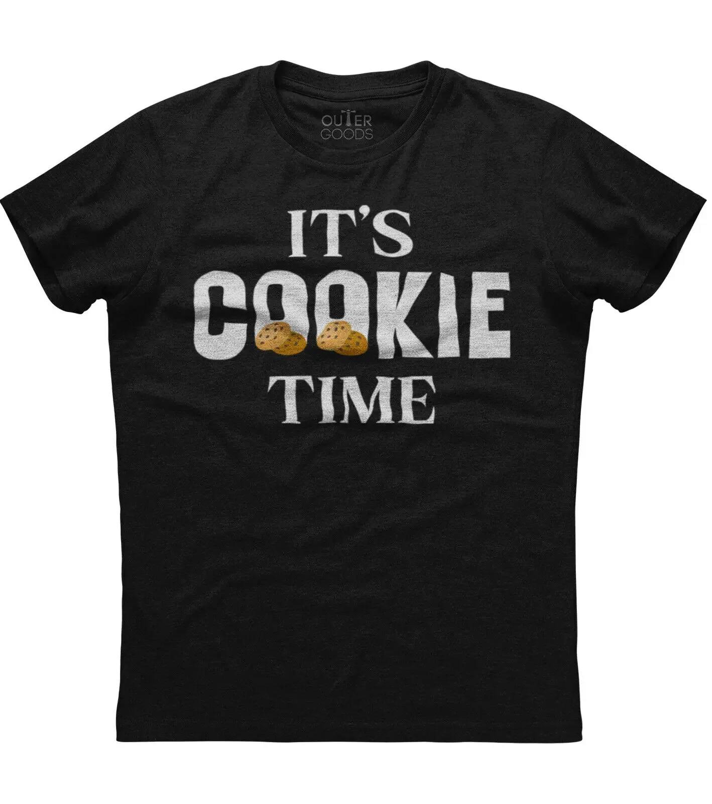 It's Cookie Time. Funny Graphic Phrase T-Shirt. Summer Cotton O-Neck Short Sleeve Mens T Shirt New S-3XL