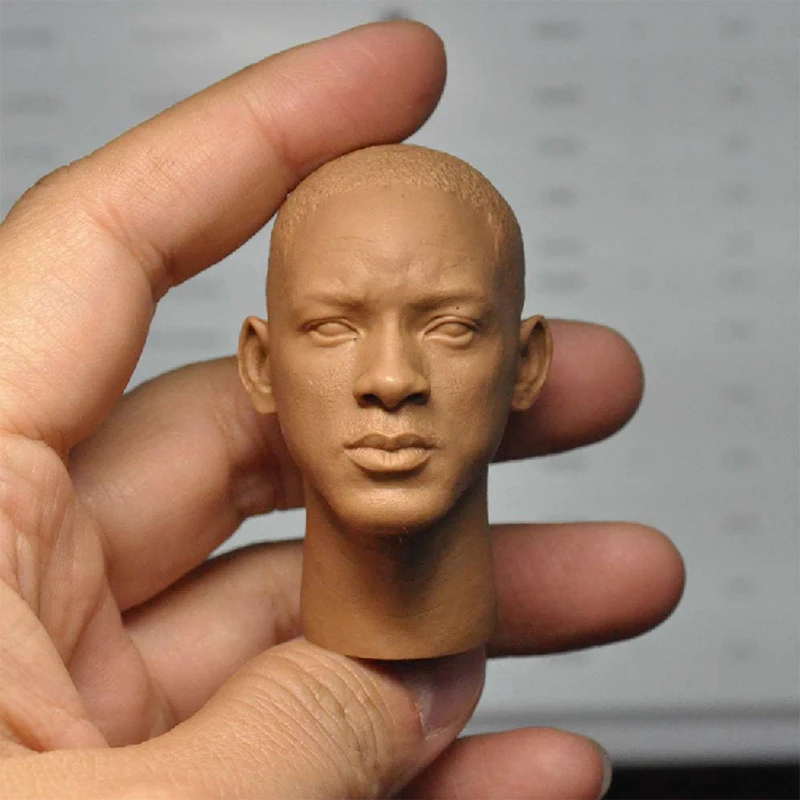1/6 ホットトイズ 系 ウィル・スミス 似 カスタムフィギュア 美品 1/6 ウィル・スミスヘッドスカルプト PVC 男性ヘッド彫刻フィット 12