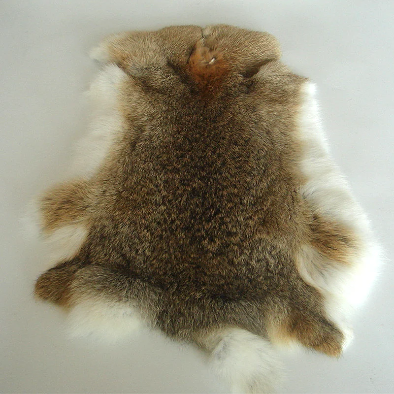 Natural Rabbit Skin Real Rabbit Hair Rex Rabbit Skin Whole Fluffy Rabbit Skin DIY Home Decor Clothing Accessories High Quality