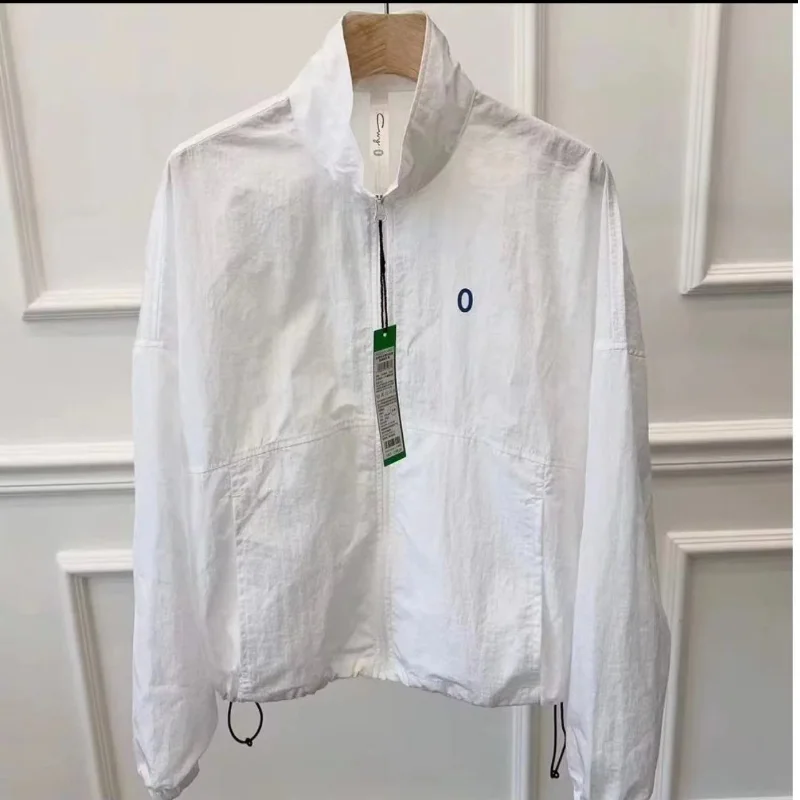  High-End Women's Summer ort Sport Loose ape Flip Collar Sunscreen Skin Clothes Faionable Lightweight Qui Dry