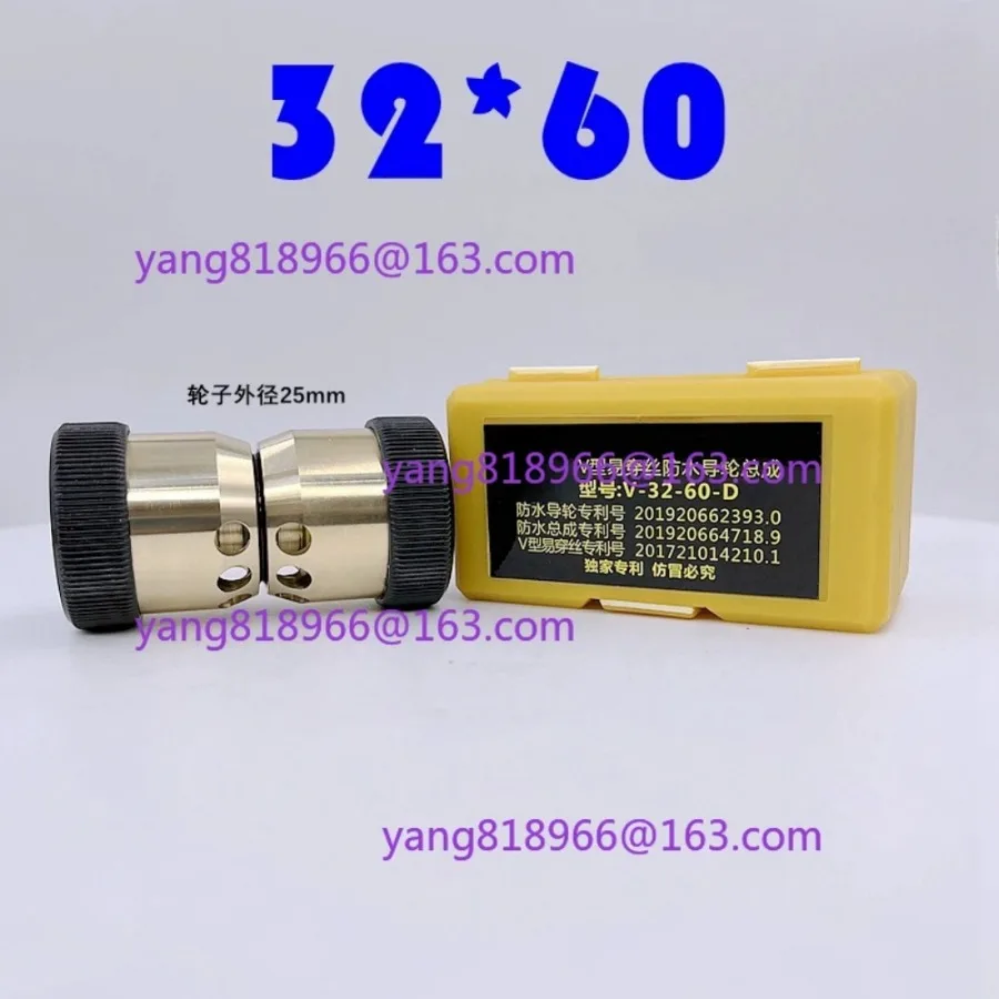 Tel Kesme Parçaları Su Geçirmez Kasnak Rulo OD32 * 60mm OD42 * 60mm EDM Tel Kesme Makinesi için Kılavuz Tekerlek Düzeneği