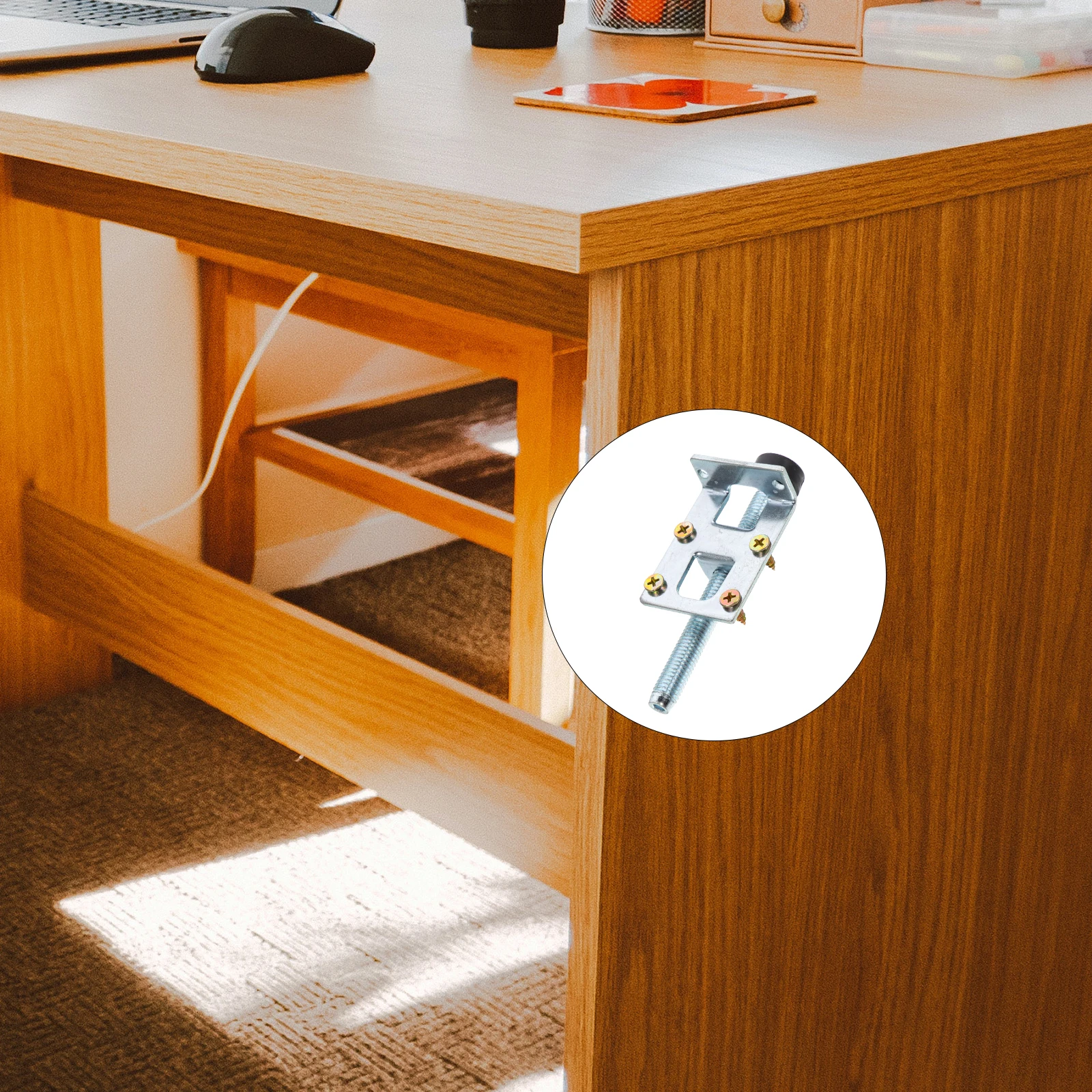 

4 Pcs Furniture Leveler Feet Heavy Duty Adjustable Height Raisers Sturdy Legs for Table Cabinet Bed Chair Levelling Reduces