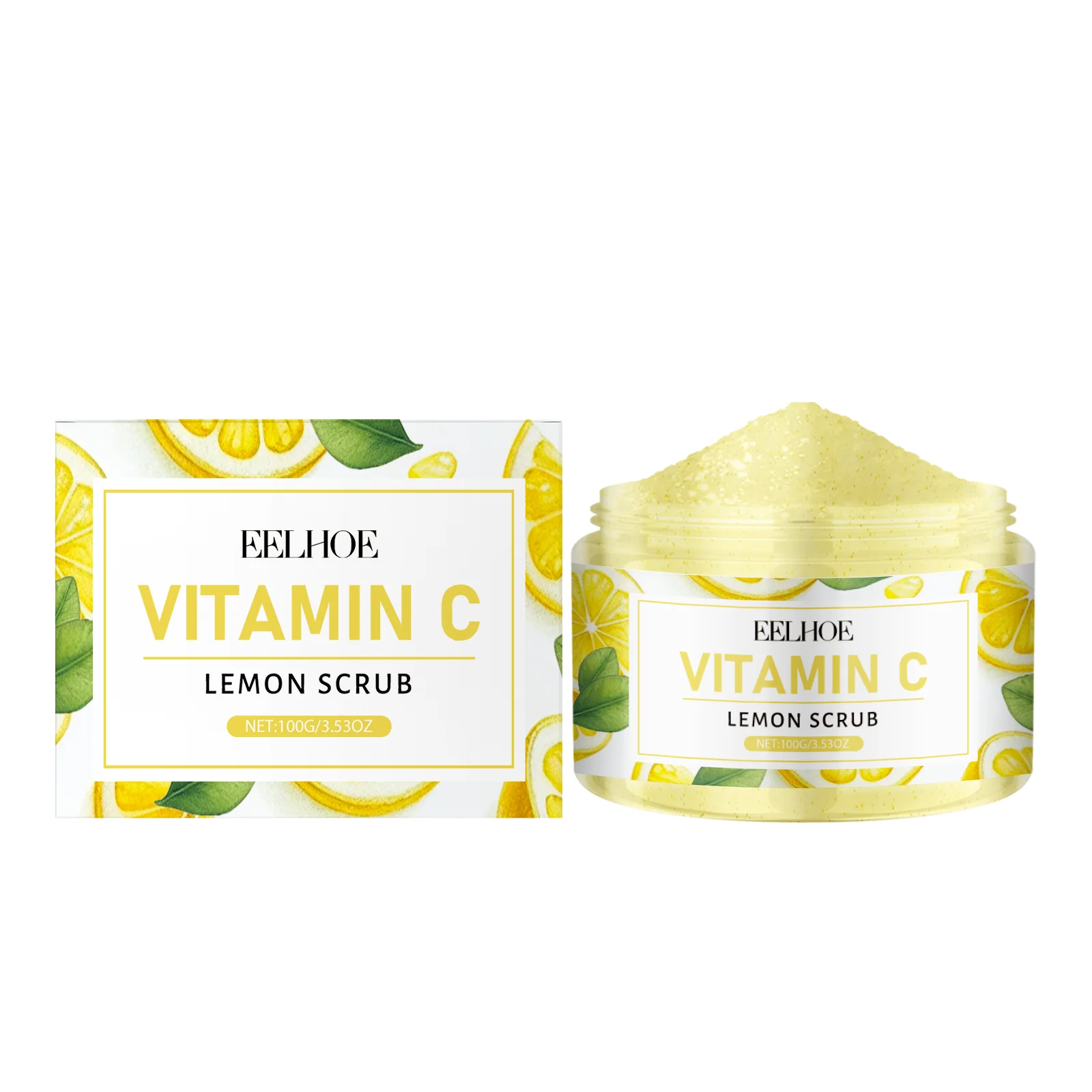 Lemon Vitamin C Scrub Effectively Remove Aging Cuticles Regulates Pigmentation Reduce Local Dullness Exfoliating Face Care Cream #6