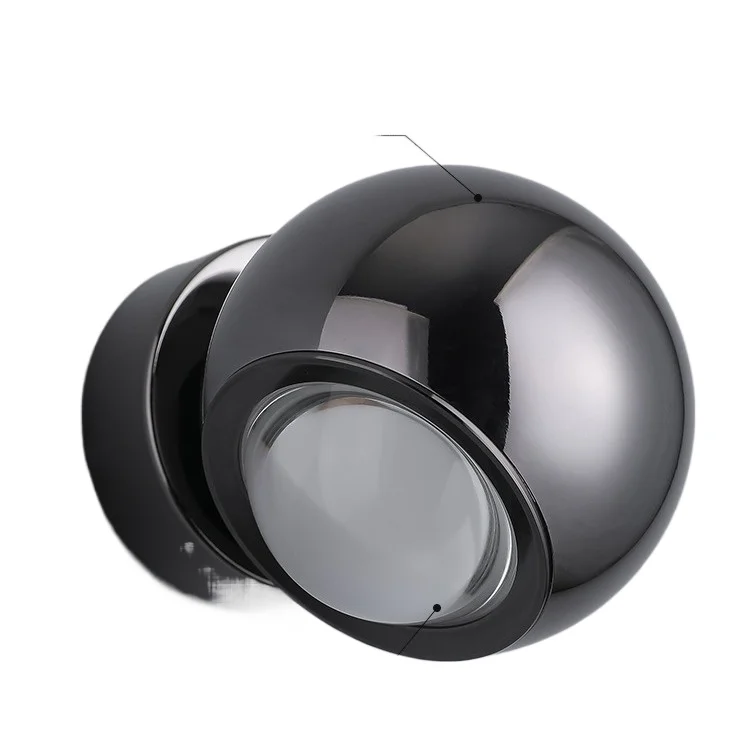 

The designer creatively minimalists light luxury background wall hand-swept wall lamp