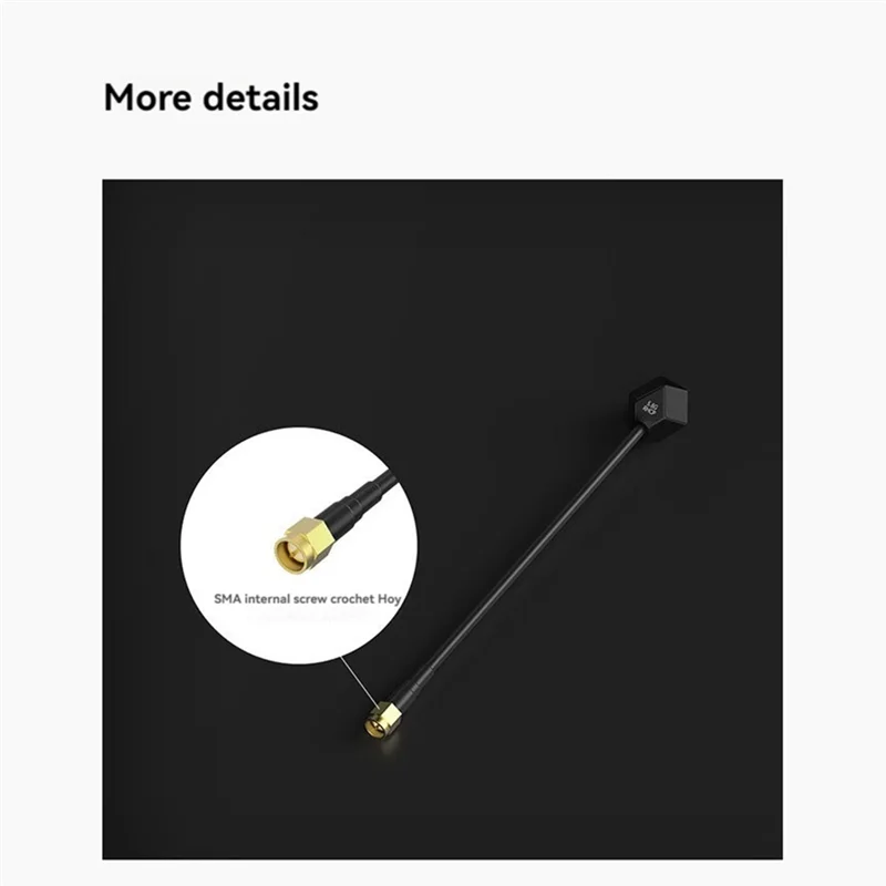 RISE-2PCS 5.8Ghz FPV هوائي SMA 2.4Dbi LHCP/RHCP هوائي 100 مللي متر/150 مللي متر ل FPV سباق ملحقات طائرة بدون طيار جزء
