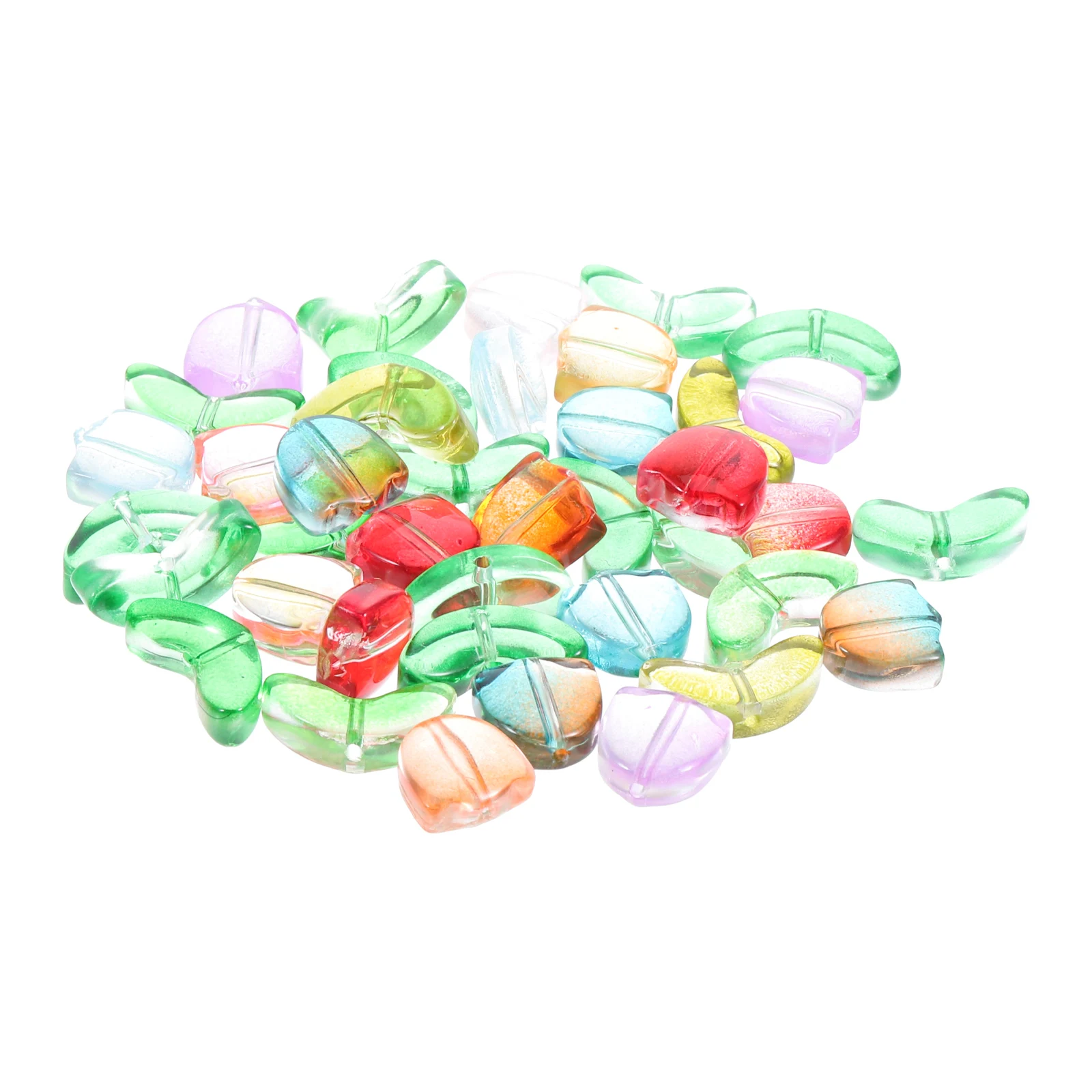 

20 Sets Tulip Petal Beads Tulips Diy Spring Jewelry Acrylic Projects