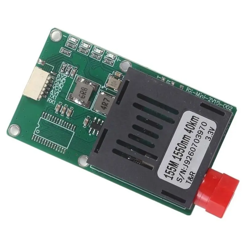 A53M-40 KM TTL Optical Transceiver Module DC 5.5-26V FC RX/TX/AV/VCC/GND Interface TTL To Fiber Optic Module For Drones