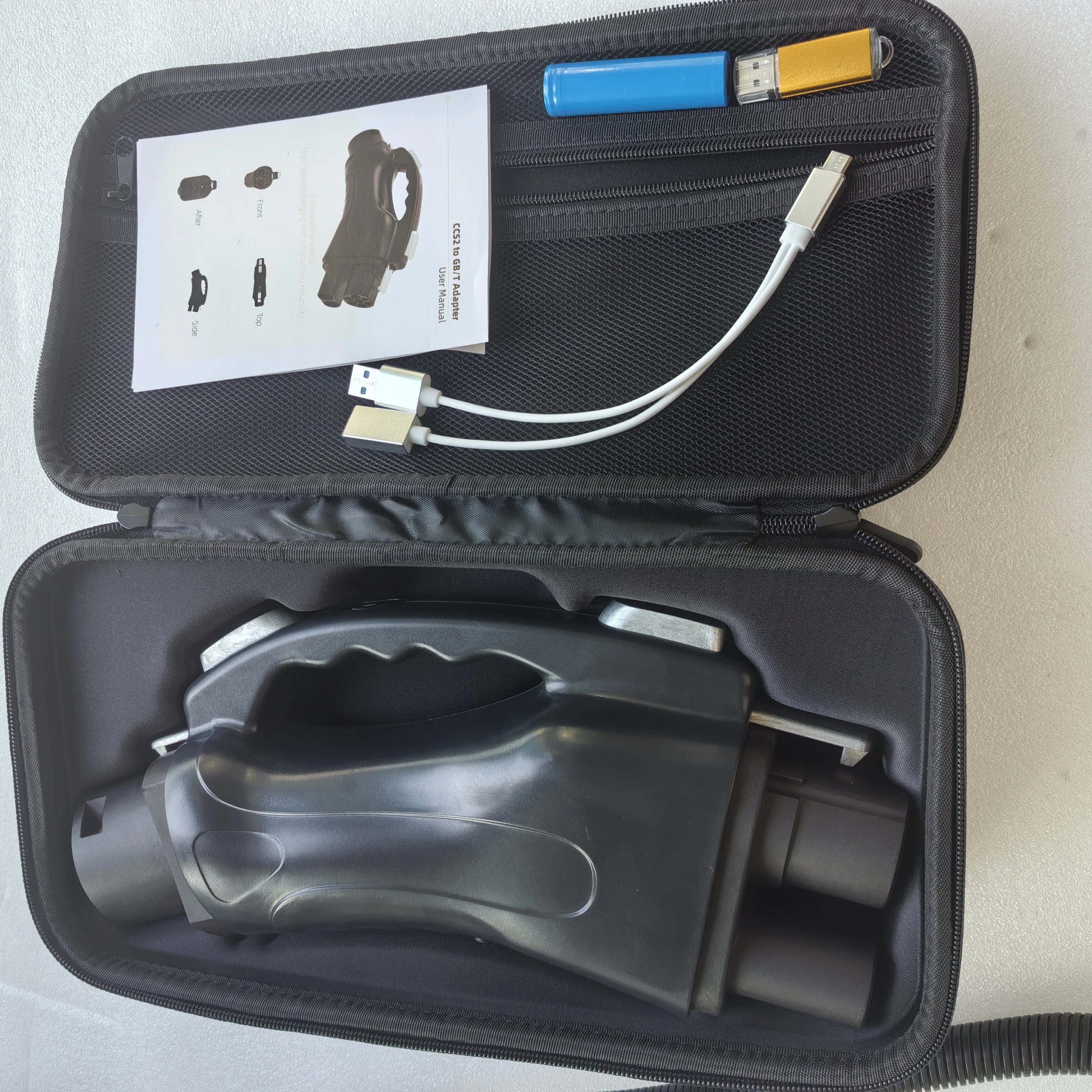 

300A Ccs2 to Gbt Evse Charging Connector Ce Ev Dc Charger Chademo to Ccs Adapter CCS2 to GBT Adapter for Id4 Id6 BYD