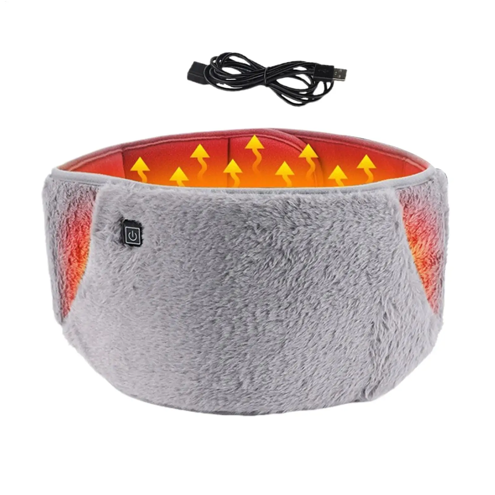 

3 Levels Electric Heating Pad Cold-Proof Uterine Belt Cold-Proof Hand Waist Warming Pad USB Recharging Abdominal Warmer