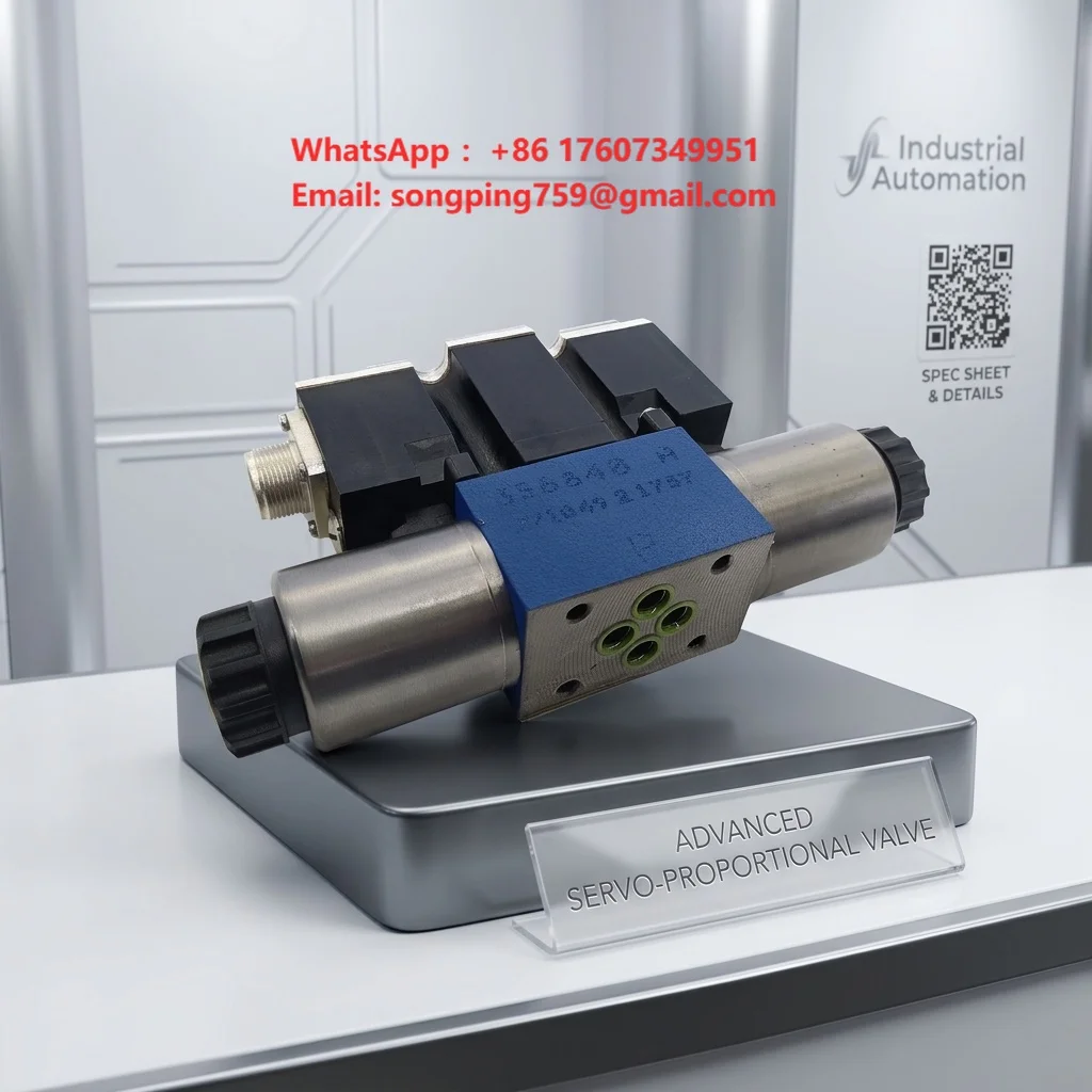 Hydraulic Directional Solenoid Valve 4WRAE10W1 60 2X G24N9K31 F1V Hydraulic Valves R900949757