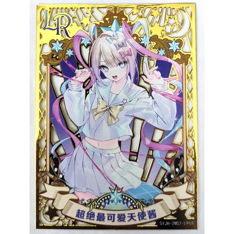 Goddess Story Metal Card Kirisame Marisa Tifa Lockhart Anime Game Collection Rare Cards Cartoon Board Game Toys Birthday Gift